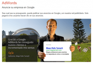 Crea tu cuenta de publicidad en Adwords Google 