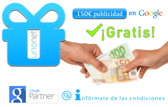 Cupón de 150€ gratis para Google Adwords