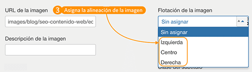 Como alinear la imagen dentro de un artículo del CMS Joomla
